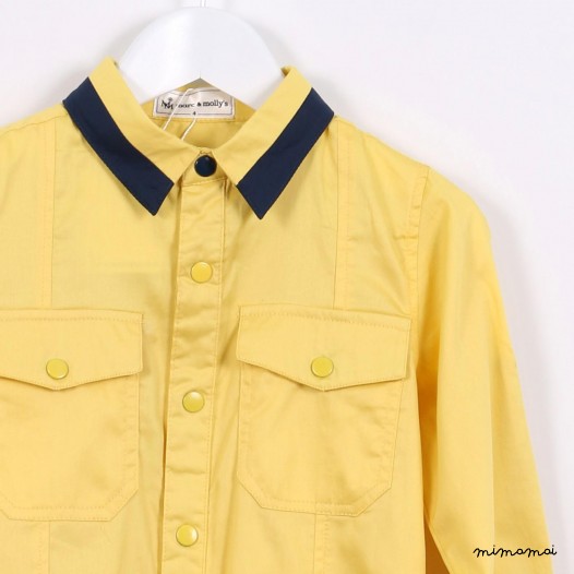 Long-sleeved workboy Shirt yellow
