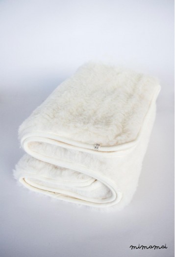 Merino wool baby blanket