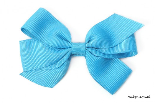 Medium Turquoise Blue Bow