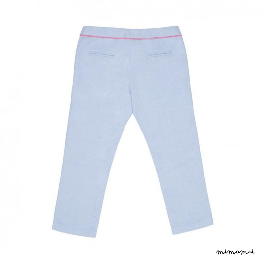 Piped Pants light denim