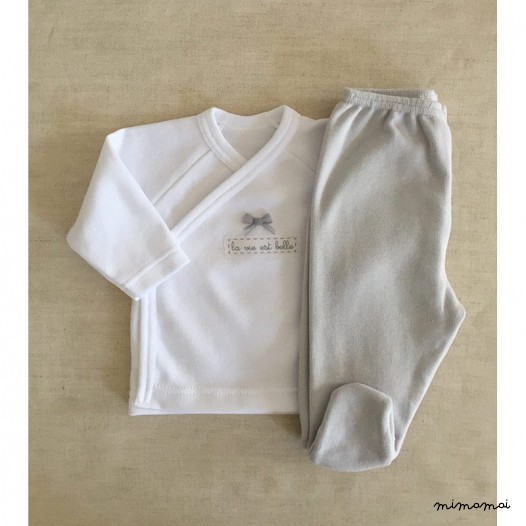 Conjunto cruzado con polaina La vie est belle