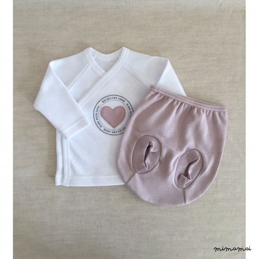 Conjunto cruzado con ranita Made With Love