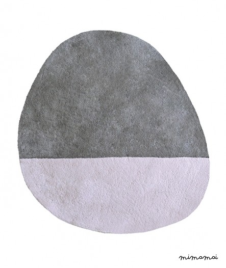 Tapis b&eacute;b&eacute; (80x85cm) - STONE GREY