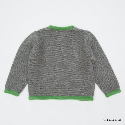 Oktoberfest Cardigan - Dark Grey M&eacute;lange