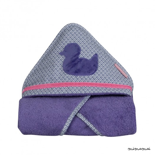 Hooded towel baby duck