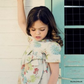 Girls Dress, Children Clothing, Floral linen dress, Yellow Linen Toddler dress