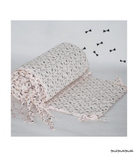 TOUR DE LIT CATANIA ROSE POUDRE