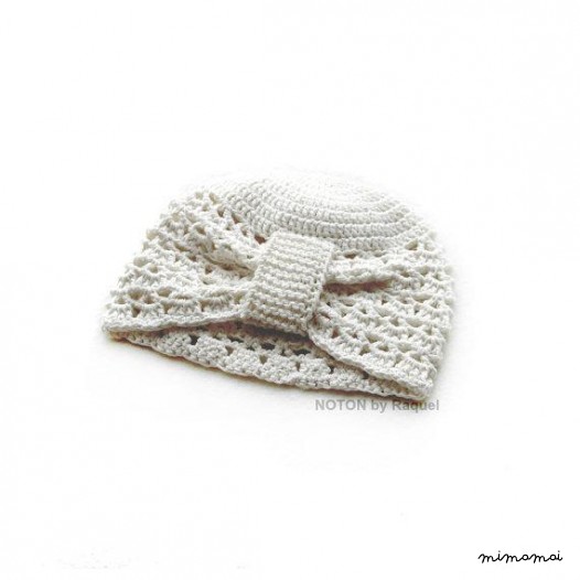 Babys pizzo cappello, uncinetto cappello, ragazze turbante