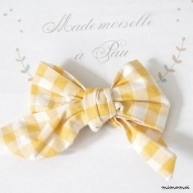 BARRETTE GROS NOEUD
