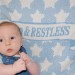 Personalised Baby, Baby Blanket, Baby Shower Gift, Space Nursery, Swaddle Blanket, Stars, Baby