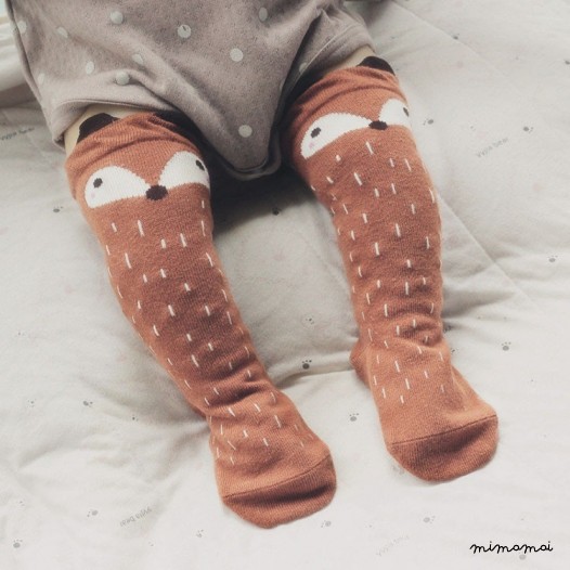 Brown Raccoon Socks