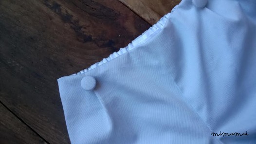 Shorts celeste doppiato in cottone
