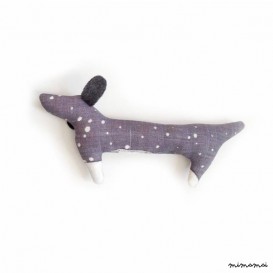 Snowstorm Print Toy Sausage Dog