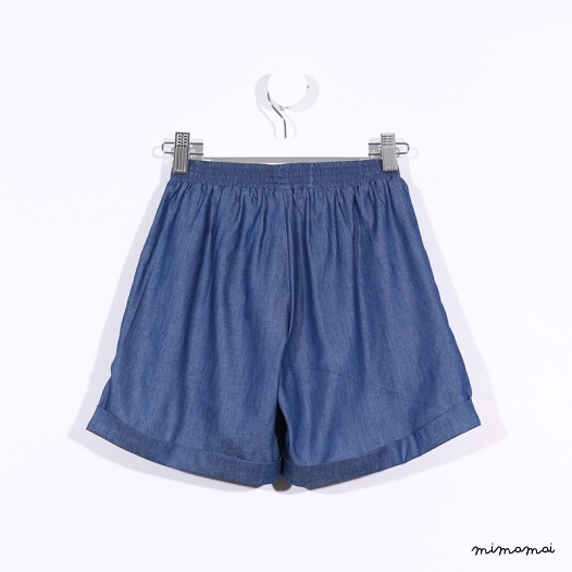 Pull-up Shorts denim