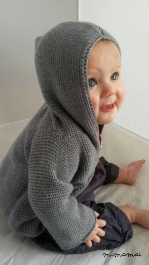 Baby cardigan, baby clothes, baby gift, pixie, Pixie hooded baby cardigan