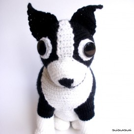 Boston Terrier stuffed animal, Boston Terrier lover gift