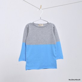 Pull "Caffelatte" Nebbia / Celeste