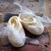Newborn baby boy booties