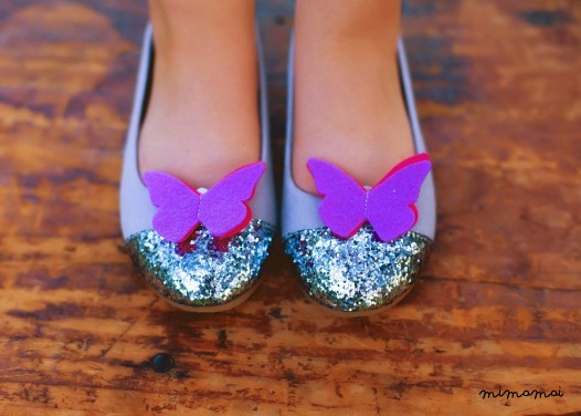 Butterfly Hair Clip Purple