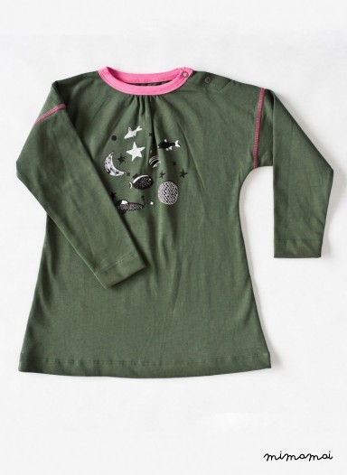 Dress plannet print ECO