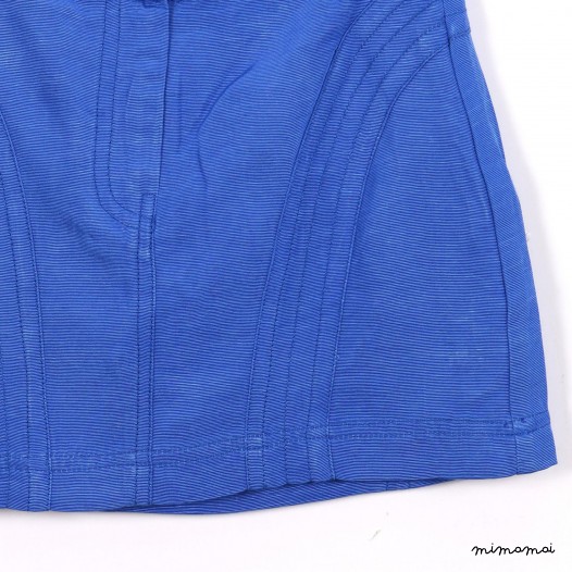 Panelled Skirt blue