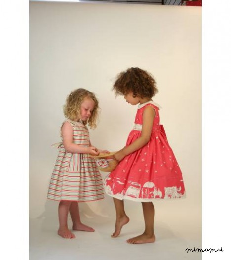 Lily dress, stripe