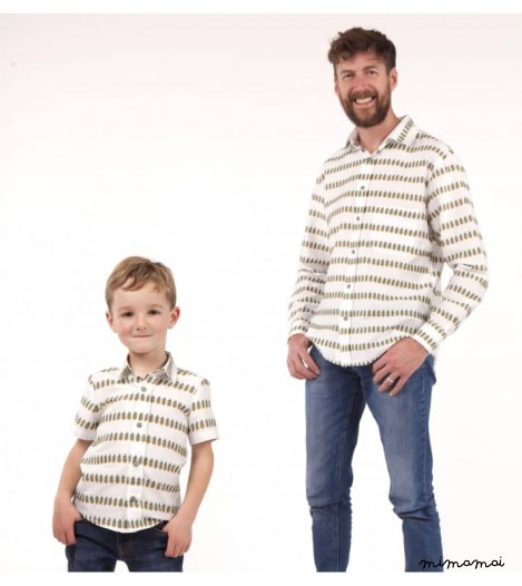 Arthur Shirt, Pineapple Heaven, Ivory