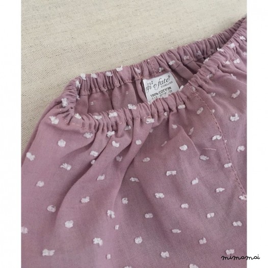 Conjunto camiseta manga corta y short Made with Love