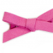 Barrette à Noeud Simili Daim - Rose Fuschia