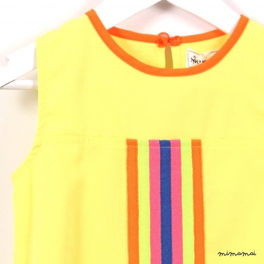 Neon Trims Top yellow