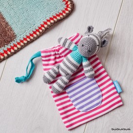 Zebide Zebra Rattle in Bag