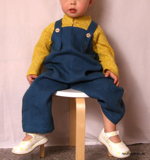 Linen overalls