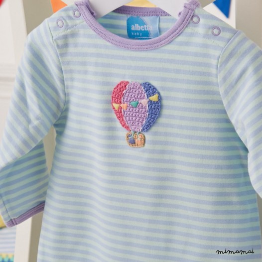 Crochet Hot Air Balloon Babygrow