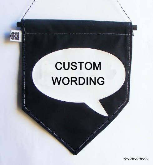 CUSTOM WORDING WALL BANNER