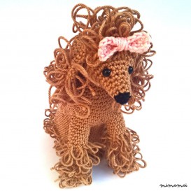 Crochet poodle, stuffed poodle animal, amigurumi poodle