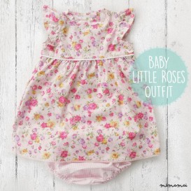 Pastel Pink Roses dress