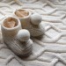 Booties pom poms