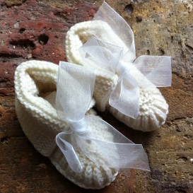 Unisex baby booties