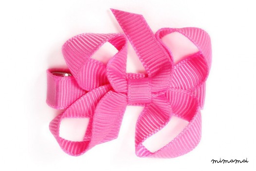Small Hot Pink Bow