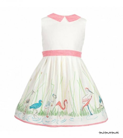 Penny Dress, Bird Beauty Pageant, Ivory