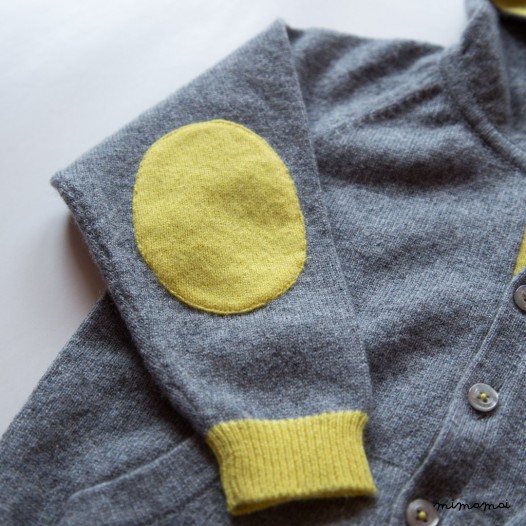 Hoody Cardigan - Dark Grey M&eacute;lange